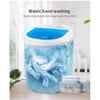 Sameer 4.5kg White & Blue Semi Automatic Top Load Mini Washing Machine image 2