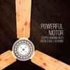 Sameer Woody 50W Teak Wood Finish Anti Dust Brown Ceiling Fan, Sweep: 1200 mm image 4
