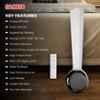 Sameer VeloxE Smart 1200 mm 3 Blade Ceiling Fan BLDC 5 Star Energy Saving with Remote Anti Dust LED Lamp, White with 2 Year Warranty image 4