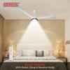 Sameer VeloxE Smart 1200 mm 3 Blade Ceiling Fan BLDC 5 Star Energy Saving with Remote Anti Dust LED Lamp, White with 2 Year Warranty image 2