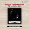 Sameer EcoHeat 2000W ABS Black Induction Cooktop with Push Button image 2