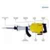 Sameer 16kg 30mm 2400W Yellow Heavy Duty Demolition Hammer image 2