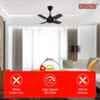 Sameer Gati 600mm 4 Blade Brown Ceiling Fan image 5