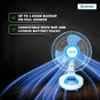 Sameer RF002 15W Blue Rechargeable Table Fan with LED & Mobile USB, Sweep: 300 mm image 3