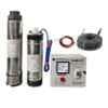 Sameer I-Flow 1HP 10 Stage Oil Filled Submersible Pump Set for Borewell with Control Panel, 30 m Safety Wire & 30 m Submersible Cable by Moglix image 1