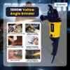 Sameer 5 Inch 1500W Yellow Angle Grinder, Arbor Size: 15 image 3