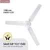 Sameer Smart BLDC 28W 350rpm White Ceiling Fan with Remote Control, Sweep: 1200 mm image 5