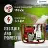 Sameer 6.5HP 3x3 inch Heavy Duty Petrol Operated Centrifugal Water Pump image 4