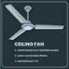 Sameer 250rpm Gati 5 Star DLX White ceiling Fan, Sweep: 1200 mm image 3