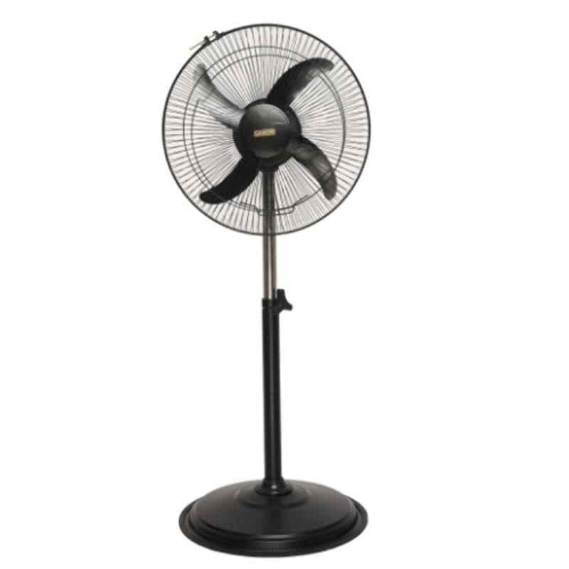 Sameer MKIII Farrata 30W 4 Blade Black Pedestal Fan, Sweep: 400 mm