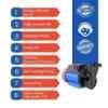 Sameer 1.5HP Monoblock Force Water Pump with 1 Year Warranty, Total Head: 115 ft image 2