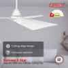 Sameer 1200 mm Gati 380 White Ceiling Fan, 70W, 350rpm image 2