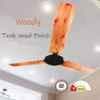 Sameer Woody 50W Teak Wood Finish Anti Dust Brown Ceiling Fan, Sweep: 1200 mm image 2