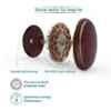 Sameer RF1 50W Brown Glossy Finish 3 Blade Anti Dust Ceiling Fan with Smart Remote Control, Sweep: 1200 mm image 2