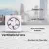 Sameer 200mm White Fresh Air Ventilation Fan, 30W, 1300rpm image 2