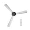 Sameer VeloxE Smart 1200 mm 3 Blade Ceiling Fan BLDC 5 Star Energy Saving with Remote Anti Dust LED Lamp, White with 2 Year Warranty image 1