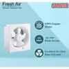 Sameer 250 mm White Fresh Air Ventilation Fan image 5