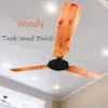 Sameer Woody 50W Teak Wood Finish Anti Dust Brown Ceiling Fan, Sweep: 1200 mm image 5