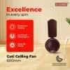 Sameer Gati 600mm 4 Blade Brown Ceiling Fan image 3