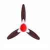 Sameer 50W Floweret Dual Tone Red & Black Anti Dust 3 Blade Ceiling Fan image 1