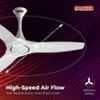 Sameer SereneAir White Noiseless Aerodynamic Silent Operation 3 Blade Ceiling Fan, Sweep: 1200 mm image 4